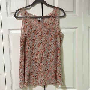 CAbi Multicolor Sleeveless Blouse